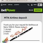 bet with airtime deposit